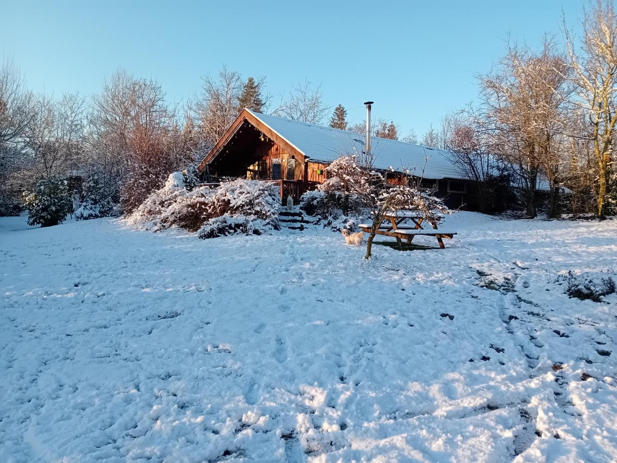 Chalet Barvaux Met Grote Tuin Durbuy Bagian luar foto